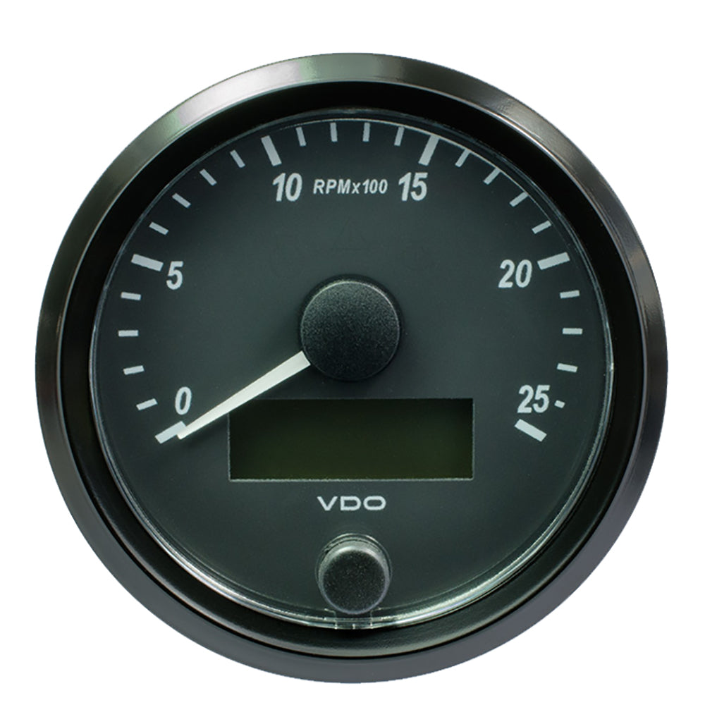 VDO SingleViu 80mm (3-1/8&quot;) Tachometer - 2500 RPM [A2C3832970030]