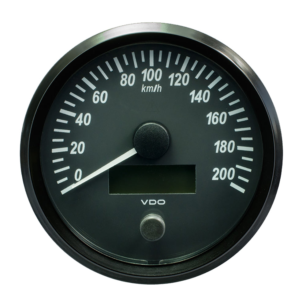 VDO SingleViu 100mm (4&quot;) Speedometer - 140 MPH [A2C3832850030]