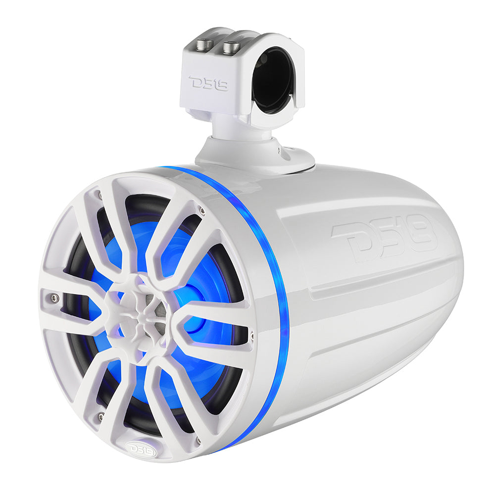 DS18 X Series HYDRO 6.5&quot; Wakeboard Pod Tower Speaker w/RGB LED Light - 300W - White [NXL-X6TP/WH]