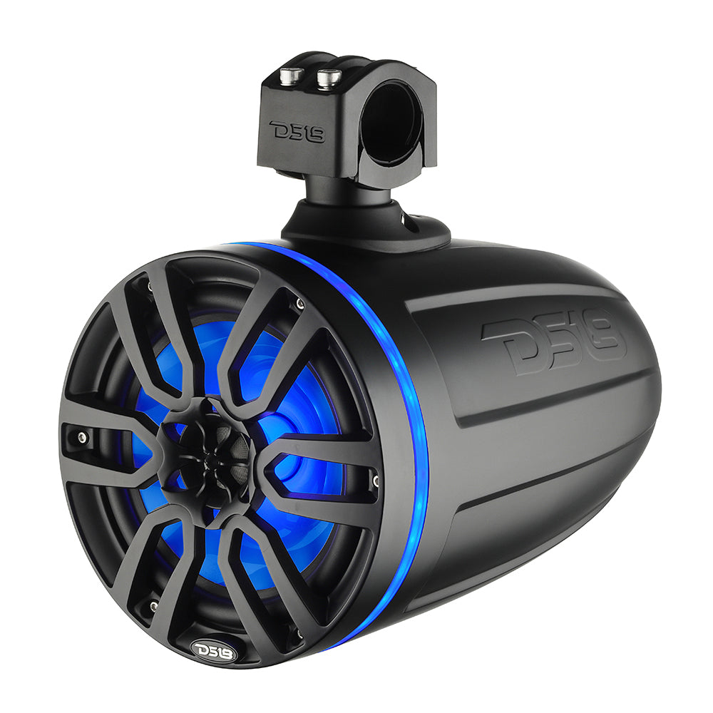 DS18 X Series HYDRO 6.5&quot; Wakeboard Pod Tower Speaker w/RGB LED Lights - 300W - Matte Black [NXL-X6TP/BK]