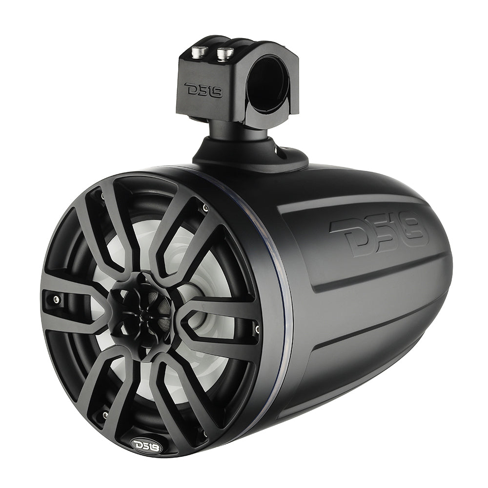 DS18 X Series HYDRO 6.5&quot; Wakeboard Pod Tower Speaker w/RGB LED Lights - 300W - Matte Black [NXL-X6TP/BK]