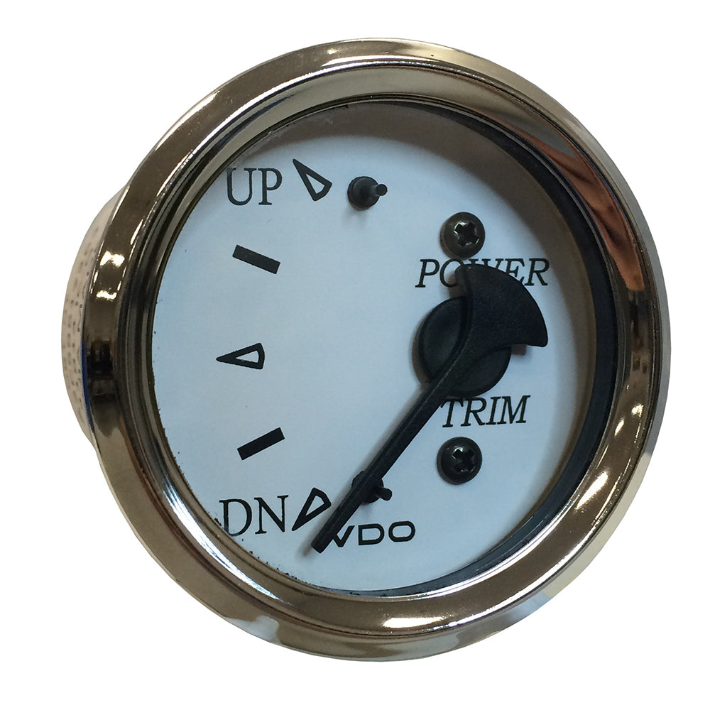 VDO Cockpit Marine 52MM (2-1/16&quot;) Trim Gauge f/Honda Engines - White Dial/Chrome Bezel [382-15281]