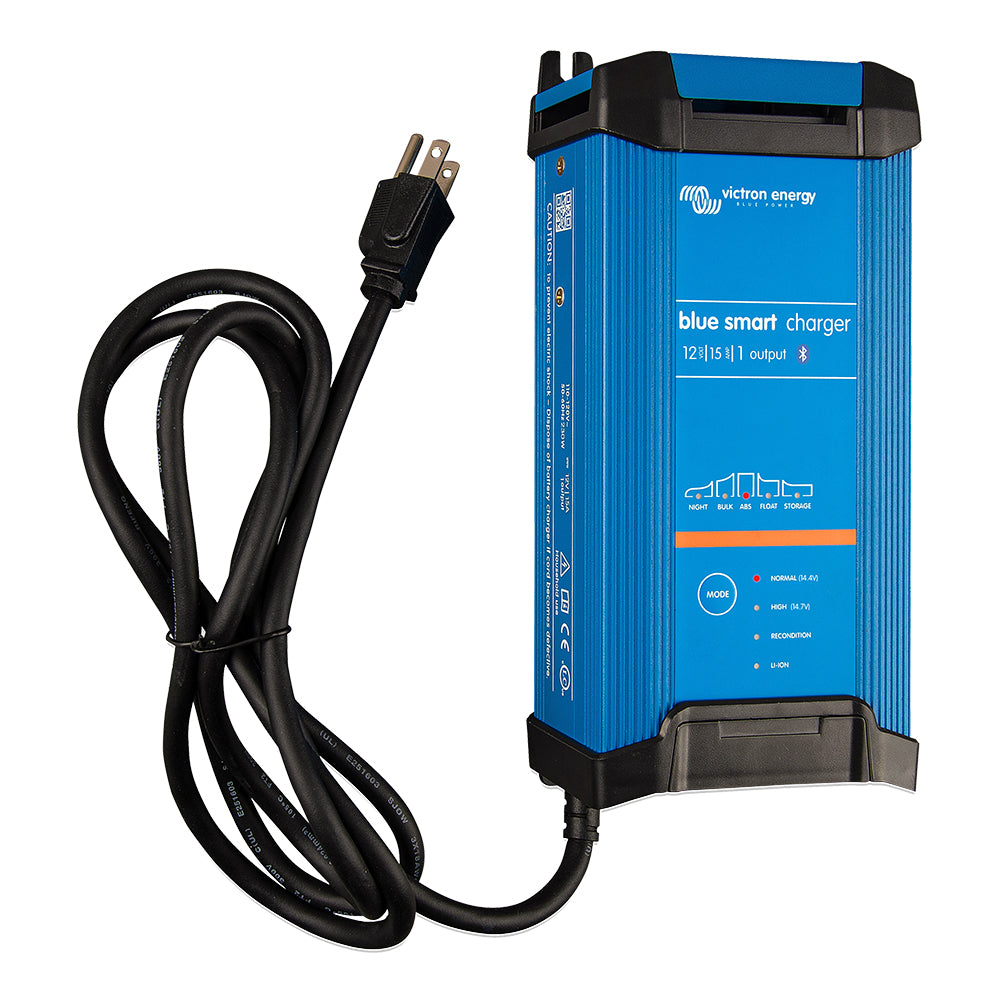 Victron Blue Smart IP22 12VDC 15A 1 Bank 120V Charger - (UL 1236) [BPC121545102]
