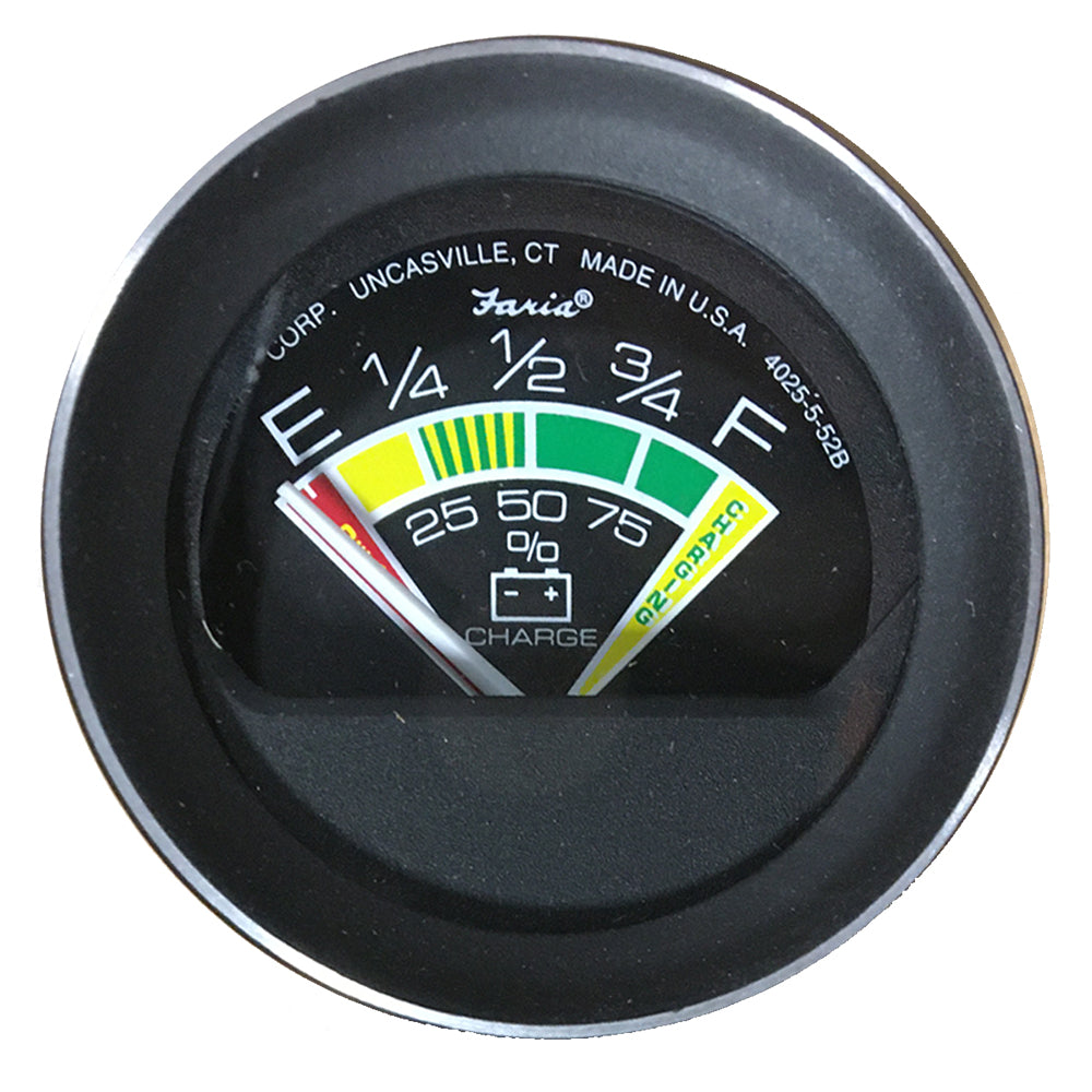 Faria Coral 2&quot; Battery Condition Indicator Gauge [13012]
