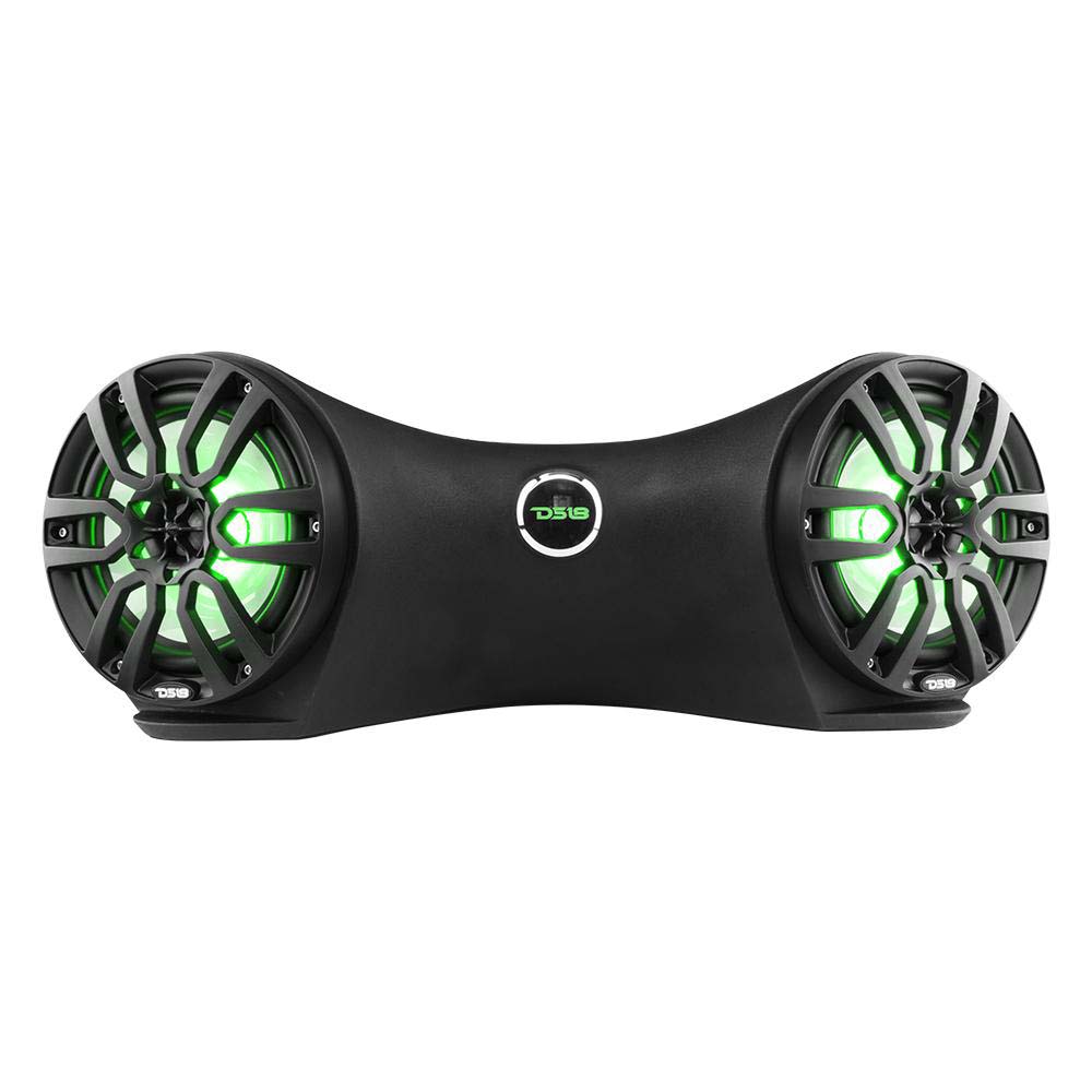 DS18 HYDRO 8&quot; NXL-8BK Jetski Rear Sound Bar w/RGB LED Light [JSD8/BK]