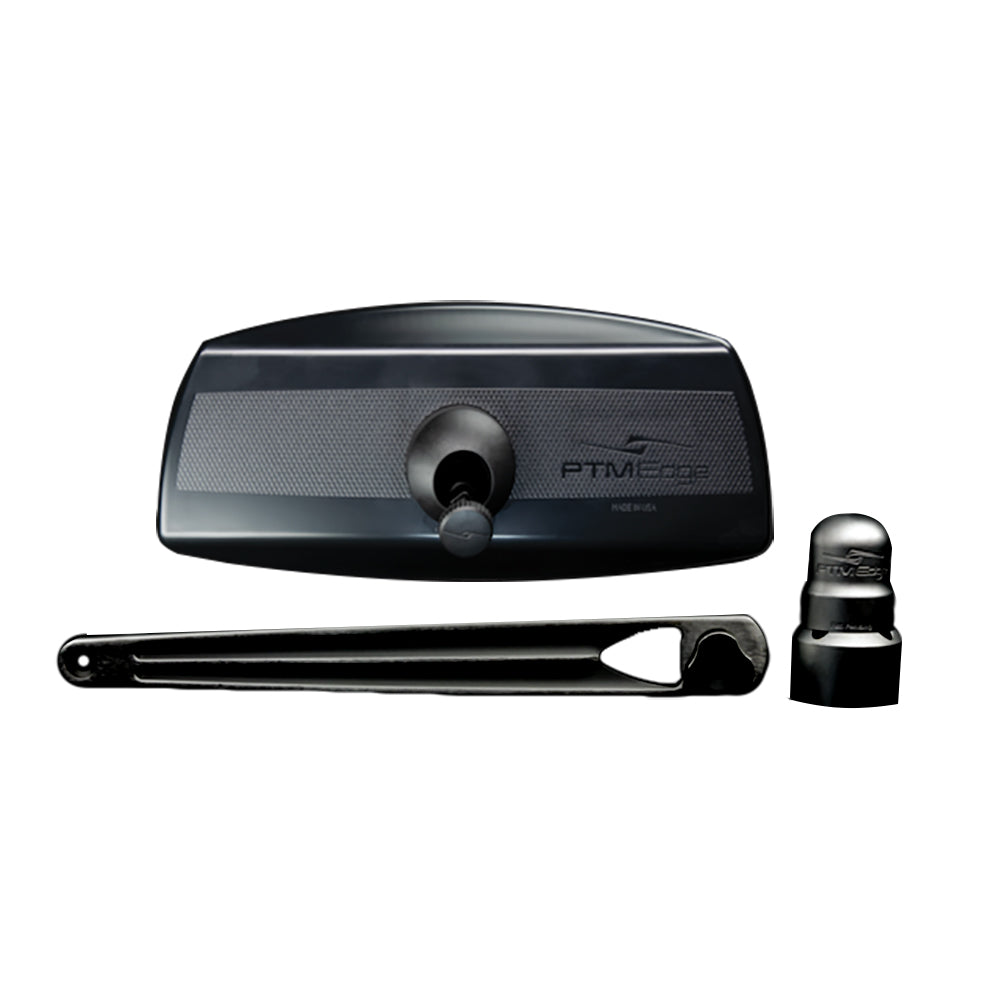 PTM Watersports UCX-17 PRO Pontoon Mirror/Bracket Kit - Black [P13157-170TEBBK]