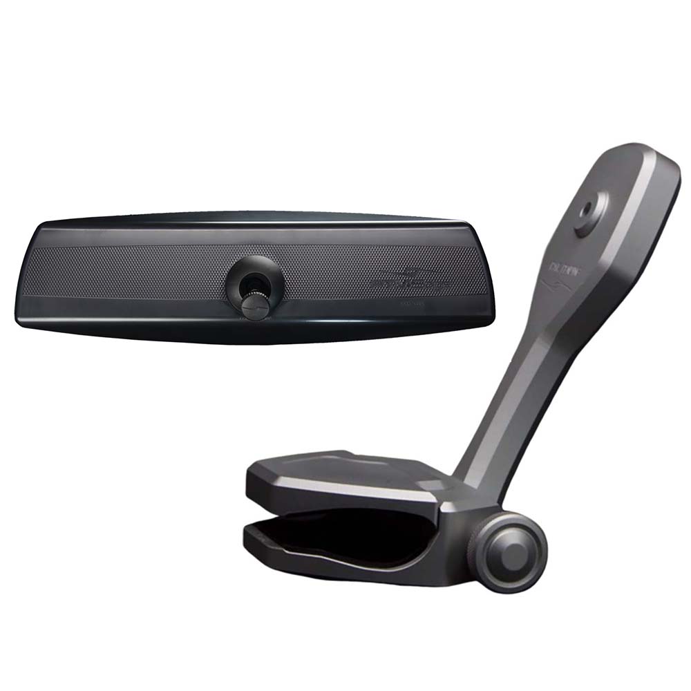PTM Watersports Mirror/Bracket Kit w/VR-140 PRO Mirror  ZXR-320 (Titanium Grey) [P12848-2320TEBGR]