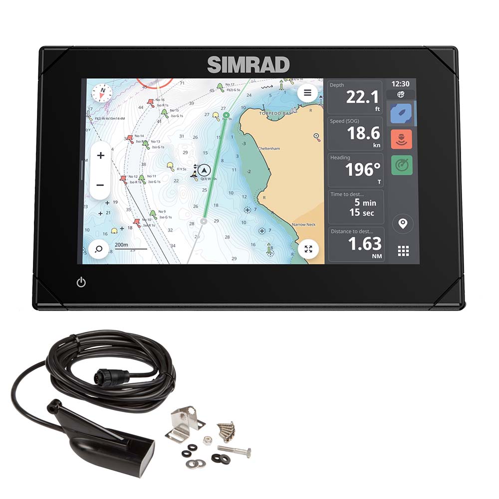 Simrad NSX 3007 7" Combo Chartplotter  Fishfinder w/HDI Transducer [000-15371-001]
