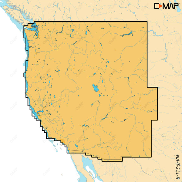 C-MAP REVEAL X - U.S. Lakes West