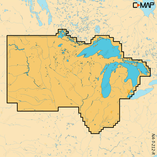 C-MAP REVEAL X - U.S. Lakes North Central