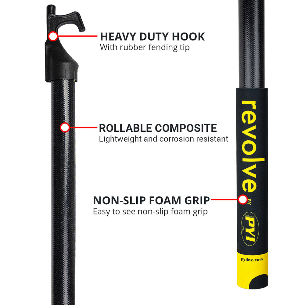 Revolve Rollable Boat Hook - 75&quot; [03-REV-BH]
