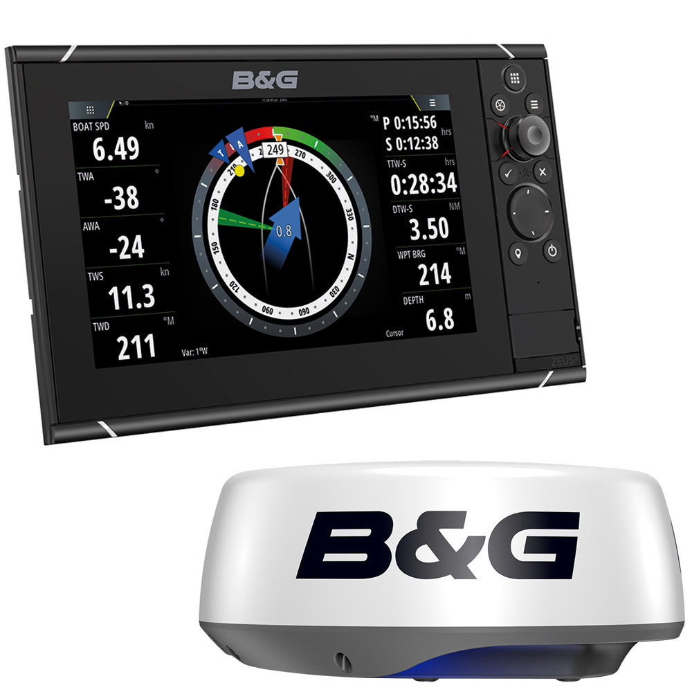 BG Zeus 3S 12 Combo Multi-Function Sailing Display Radar Bundle HALO20+ 20&quot; Radar Dome - No HDMI Video Outport [000-15562-002]