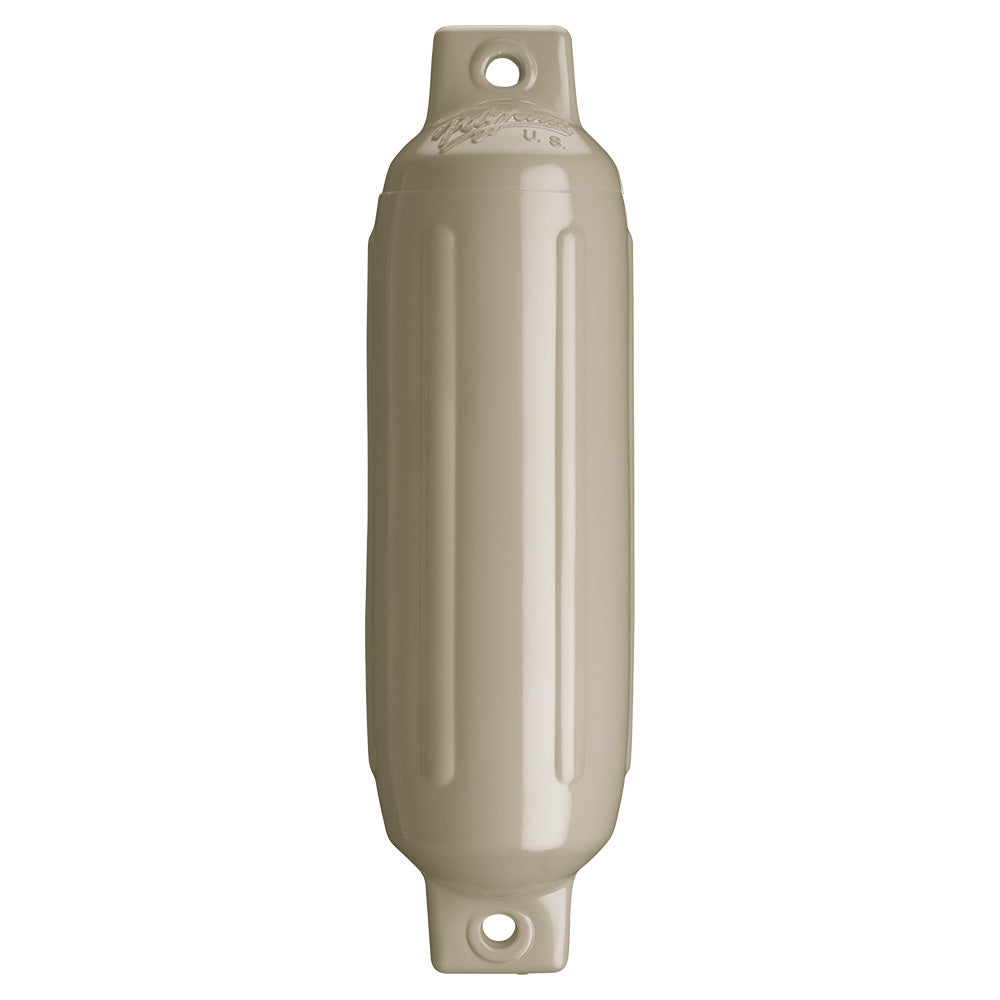 Polyform G-1 Twin Eye Fender 3.5&quot; x 12.8&quot; - Sand [G-1-SANDWO]