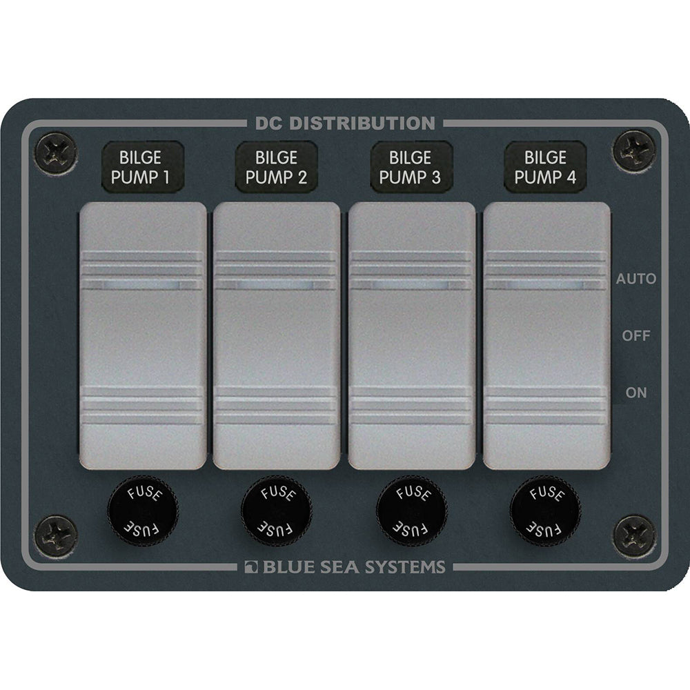 Blue Sea 8666 Contura 4 Bilge Pump Control Panel  [8666]