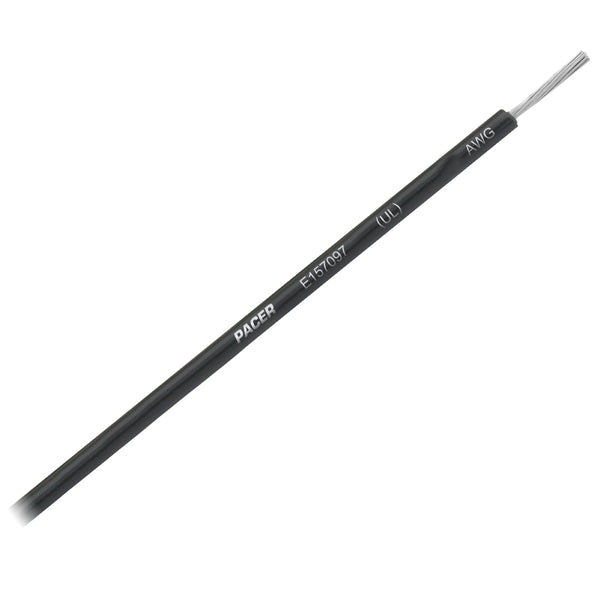 Pacer Black 8 AWG Primary Wire - 25  [WUL8BK-25]