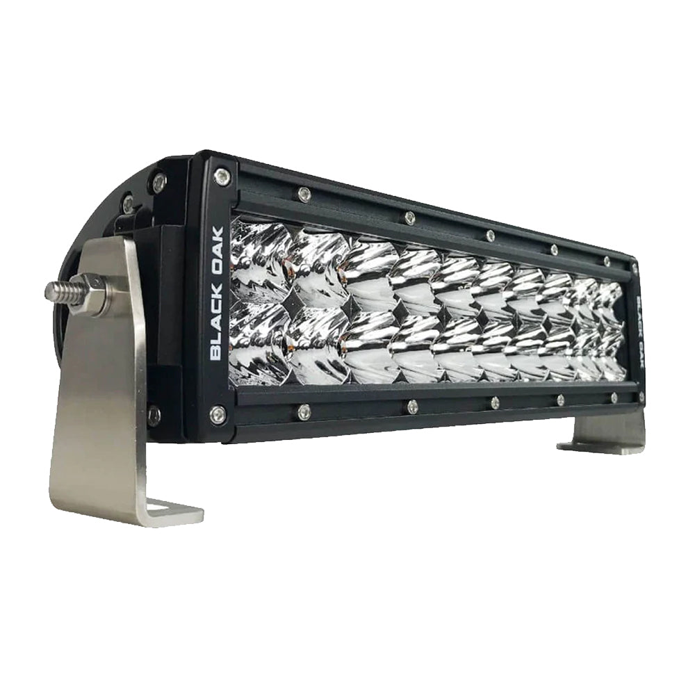 Black Oak Pro Series 3.0 Double Row 10&quot; LED Light Bar - Combo Optics - Black Housing [10C-D5OS]