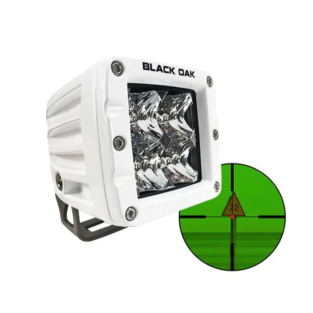 Black Oak Pro Series Infrared 2&quot; 850nm Flood Pod Light - White [2MIR-POD850]