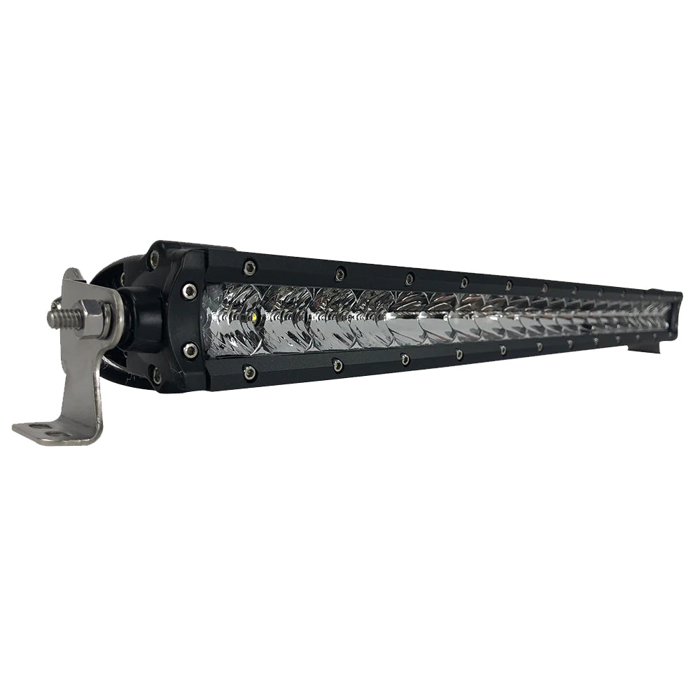 Black Oak 20&quot; Single Row LED Light Bar - Combo Optics - Black Housing - Pro Series 3.0 [20C-S5OS]