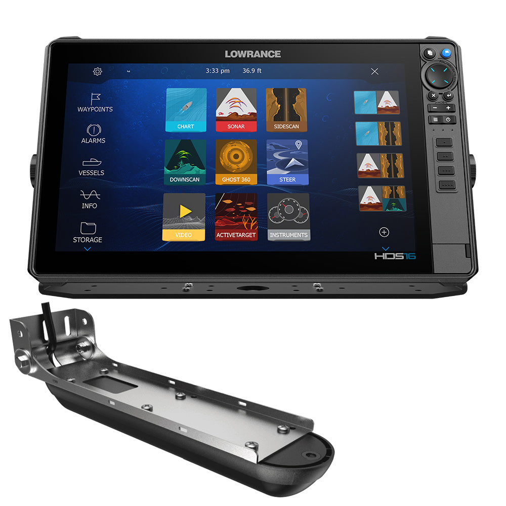 Lowrance HDS PRO 16 - w/ Preloaded C-MAP DISCOVER OnBoard  Active Imaging HD Transducer [000-15990-001]