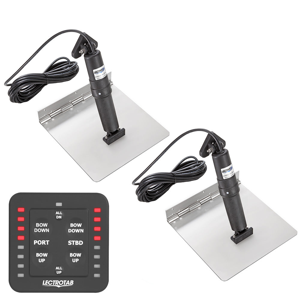 Lectrotab XKA Stainless Steel Trim Tab Kit w/One-Touch Control - 9 x 9  [XKASL9X9]