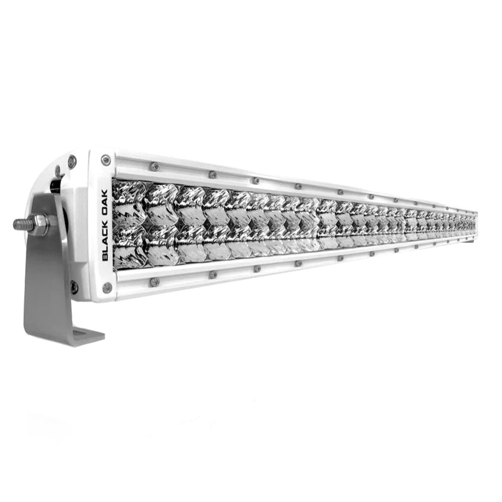 Black Oak 60&quot; Double Row LED Bar - Pro Series 2.0 - 5W Combo White [60CCM-D5OS]