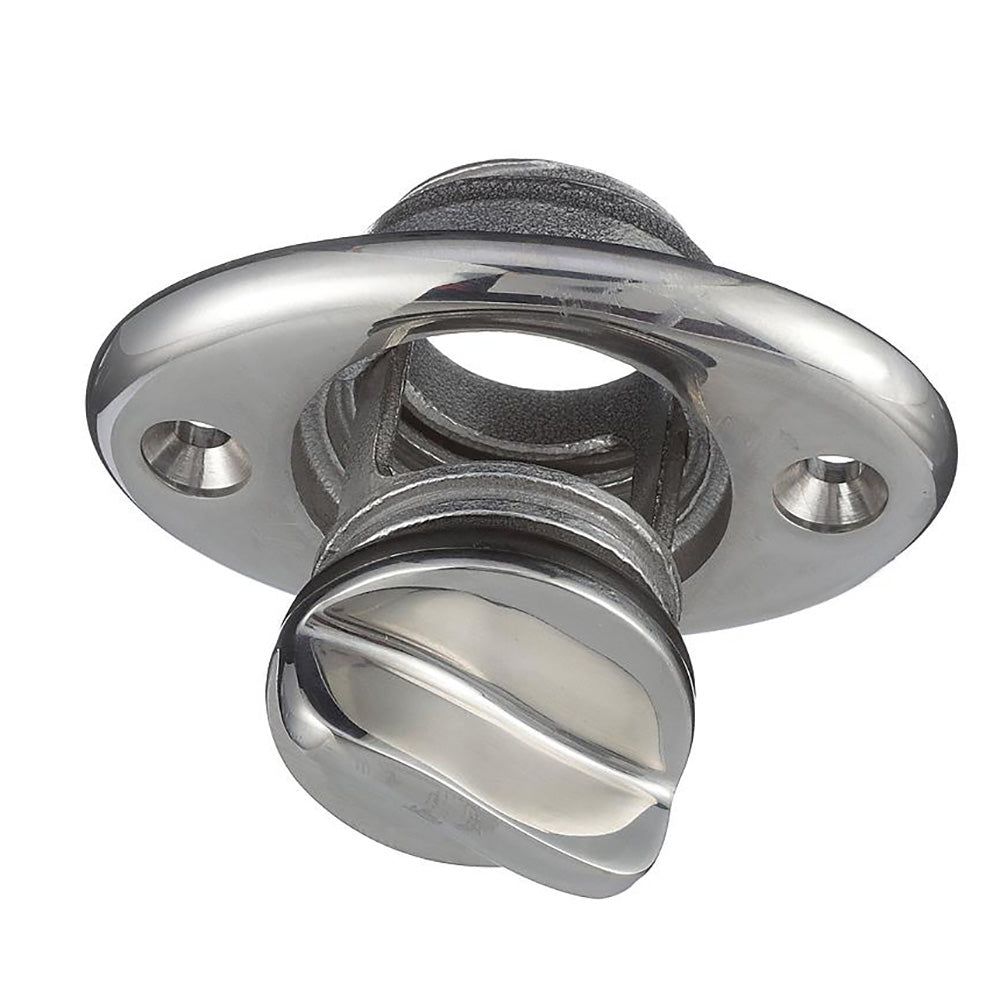 Attwood Stainless Steel Garboard Drain Plug - 7/8&quot; Diameter [7557-7]