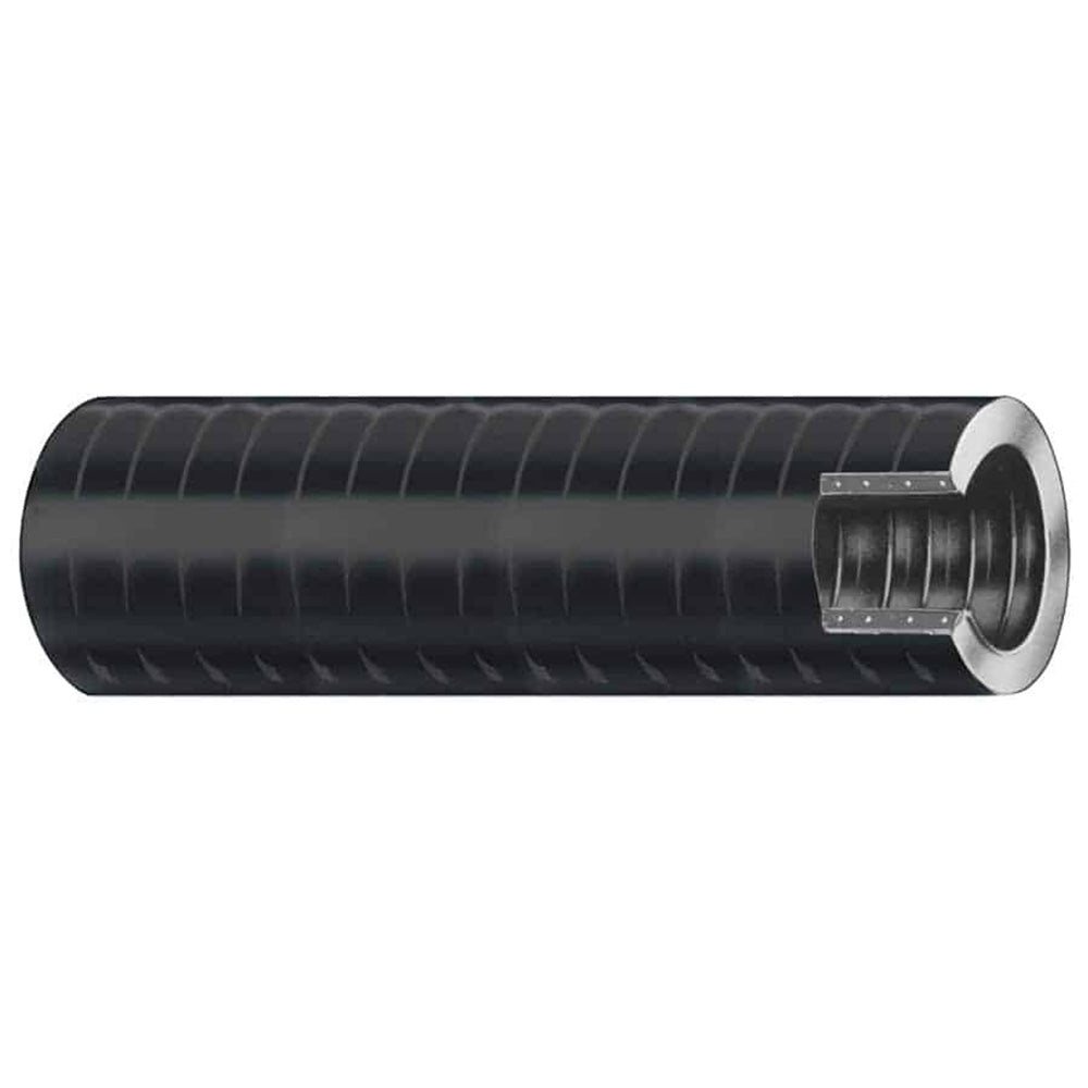 Trident Marine 1-1/2&quot; x 50 VAC XHD Bilge  Live Well Hose - Hard PVC Helix - Black [149-1126]