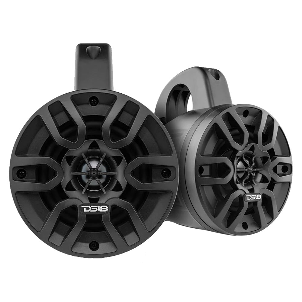 DS18 HYDRO 4&quot; Wakeboard Tower Speakers - 300W - Black [MP4TP/BK]